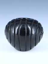 Santa Clara Pueblo Hand Coiled Black Pottery