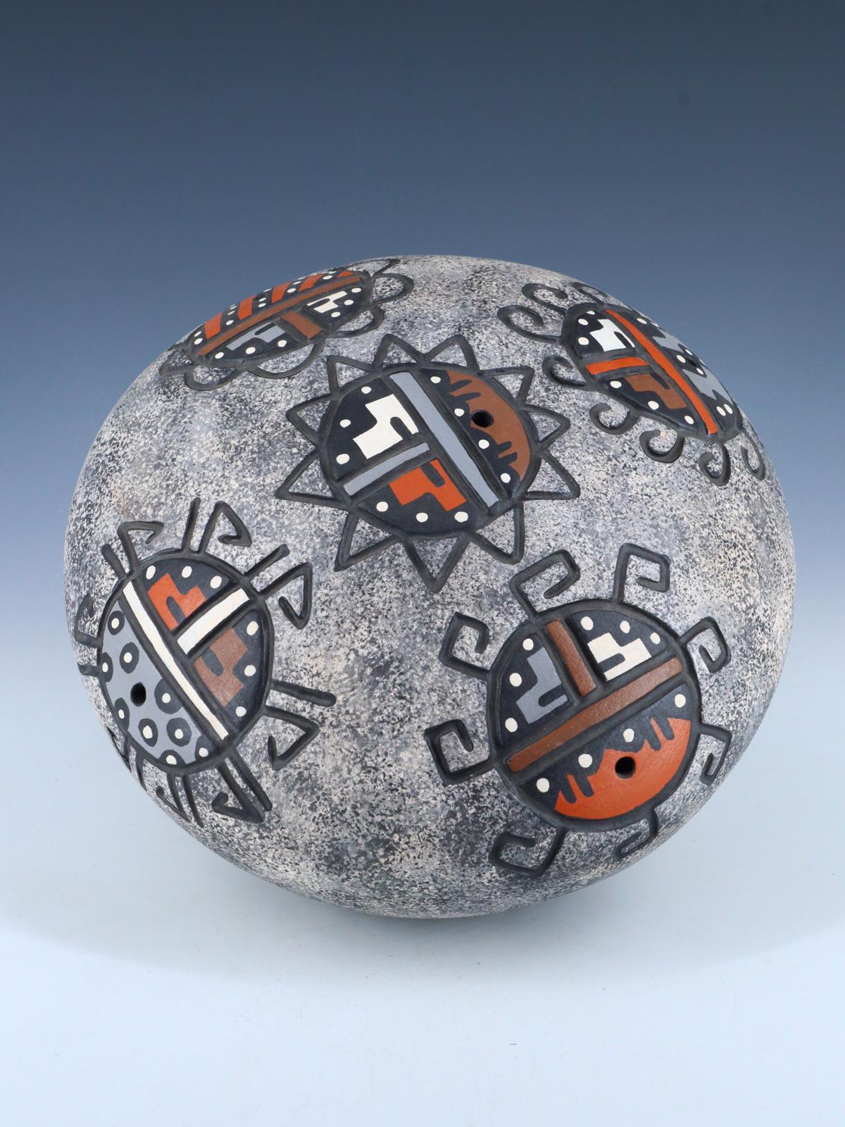 Jemez Pueblo Pottery Koshare Tree Figura de narrador de cuentos