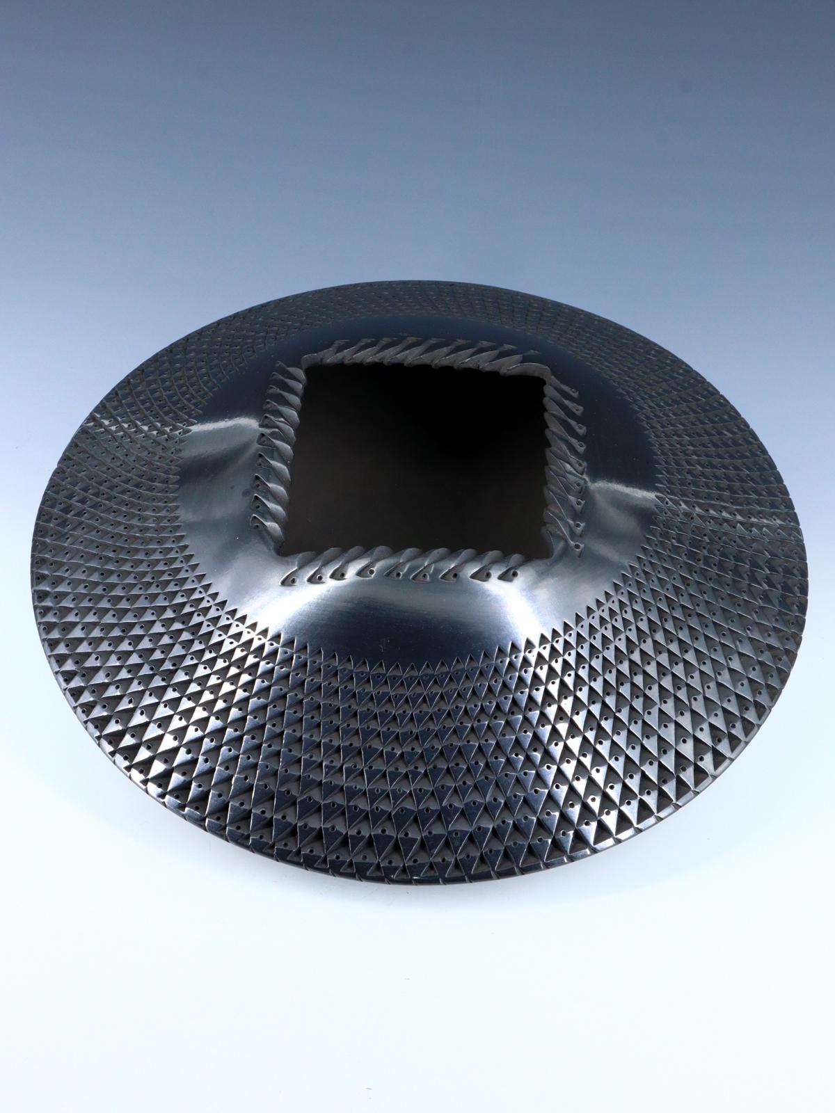 Mata Ortiz Hand Coiled Black Pottery