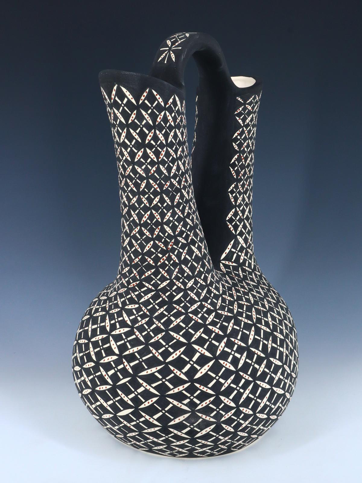 Acoma Pueblo Pottery Wedding Vase