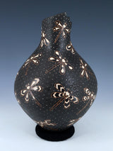 Mata Ortiz Cerámica de mariposas pintadas y grabadas