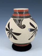 Cerámica Roadrunner grabada a mano de Mata Ortiz