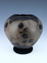 Mata Ortiz Hand Coiled and Etched Skull Pottery