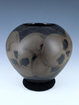 Mata Ortiz Hand Coiled and Etched Skull Pottery