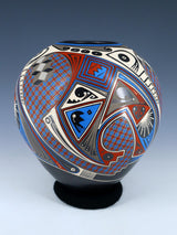 Mata Ortiz Cerámica Paquime enrollada y pintada a mano