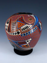 Mata Ortiz Hand Coiled and Painted Paquime Pottery - PuebloDirect.com