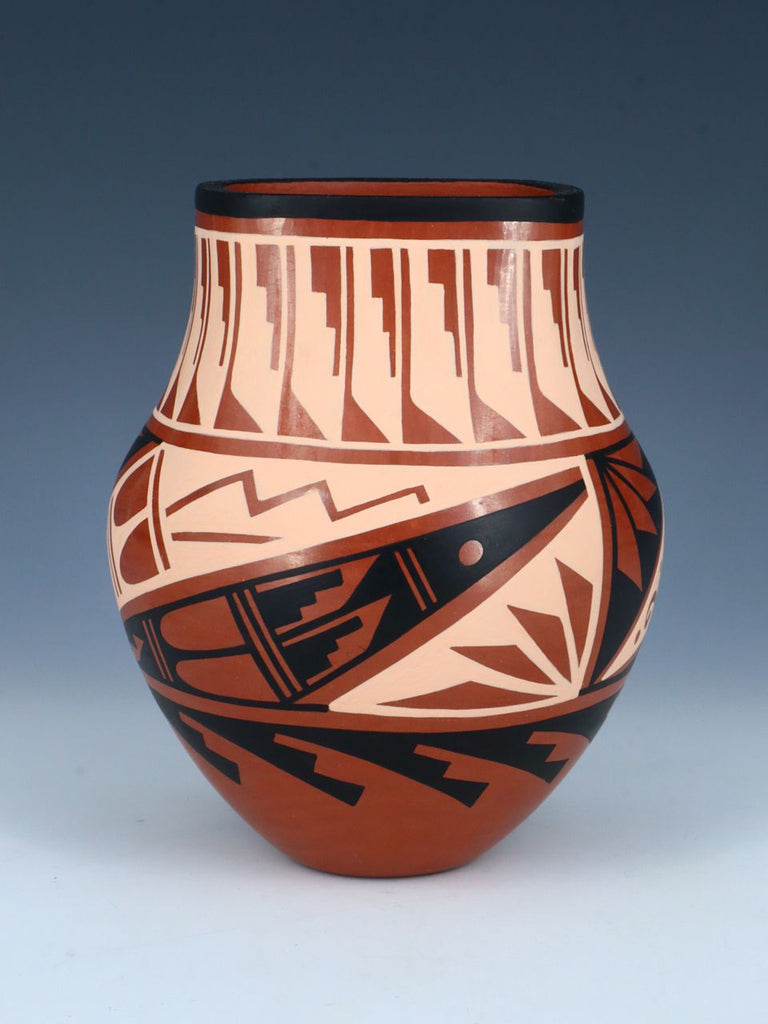 Jemez Pueblo Hand Coiled Pottery Vase - PuebloDirect.com