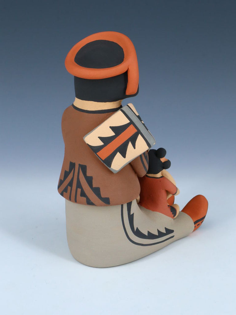 Jemez Pueblo Pottery Four Baby Male Storyteller - PuebloDirect.com