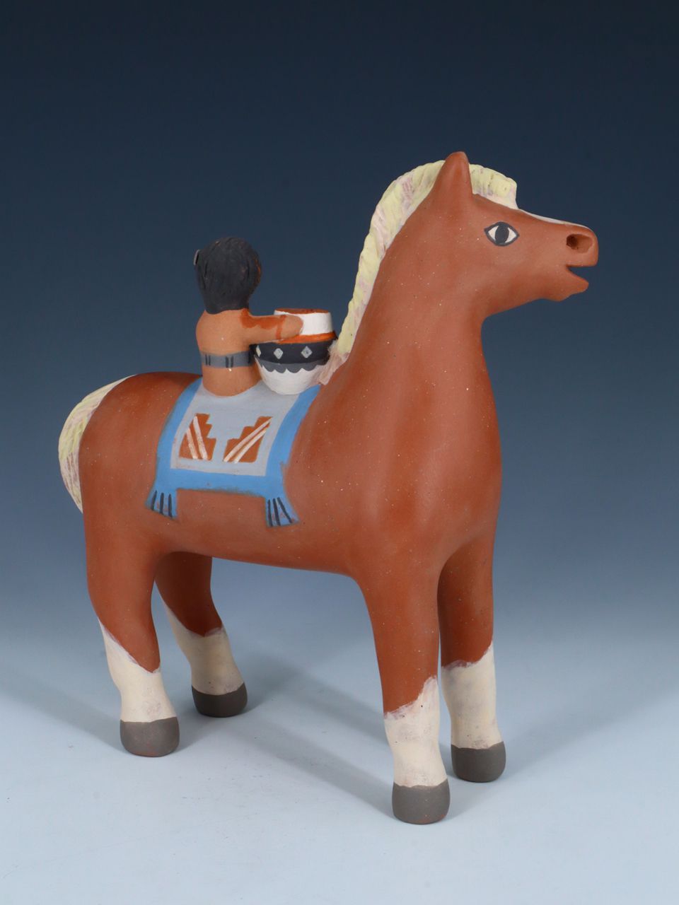 ビンテージ ストーリーテラー プエブロ族 インディアン 陶磁器 ハンドメイド ビンテージ ストーリーテラー プエブロ族 インディアン 陶磁器