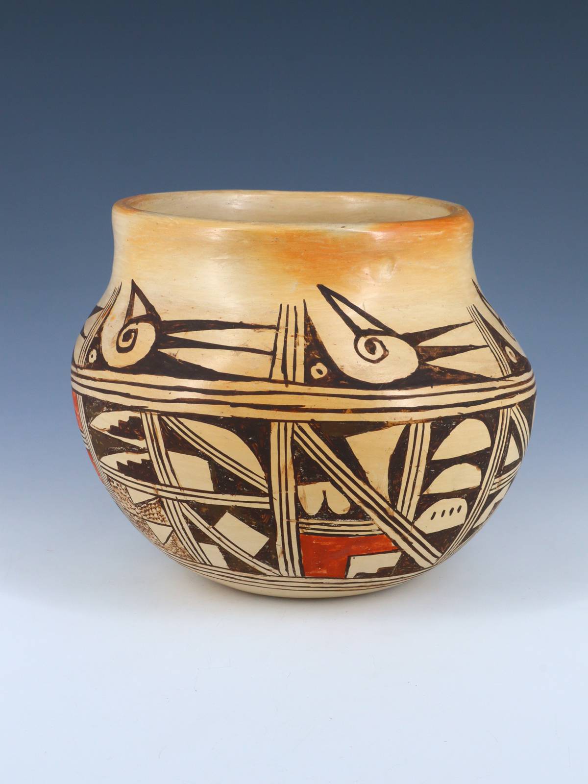 Vintage Estate Hopi Hand Coiled Pottery - PuebloDirect.com
