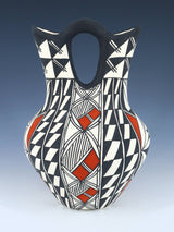 Acoma Pueblo Pottery Wedding Vase - PuebloDirect.com