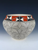 Acoma Pueblo Fine Line Design Pottery - PuebloDirect.com