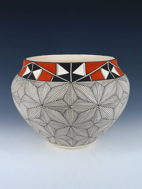 Acoma Pueblo Fine Line Design Pottery - PuebloDirect.com