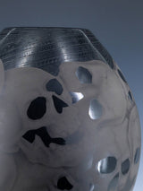 Large Mata Ortiz Hand Coiled and Etched Skull Pottery - PuebloDirect.com