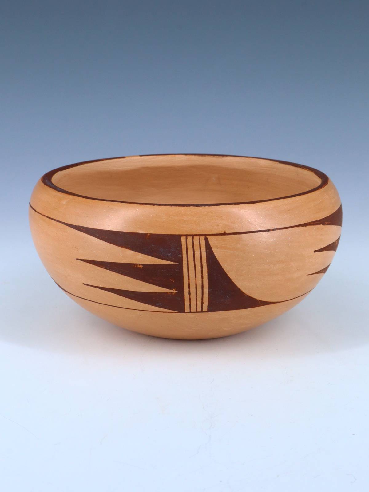 Estate Hopi Hand Coiled Traditional Pottery Bowl - PuebloDirect.com