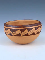 Estate Hopi Hand Coiled Traditional Pottery Bowl - PuebloDirect.com