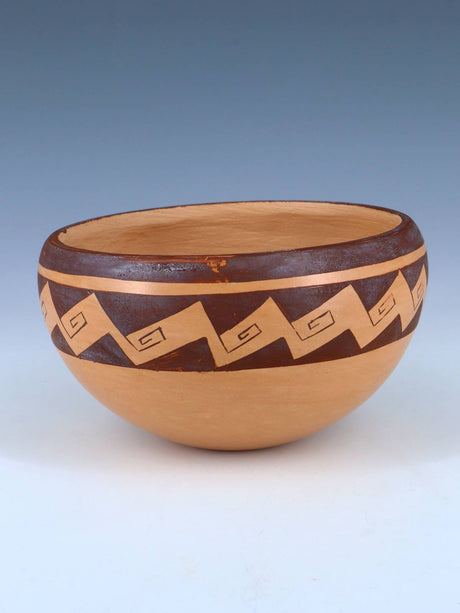 Estate Hopi Hand Coiled Traditional Pottery Bowl - PuebloDirect.com