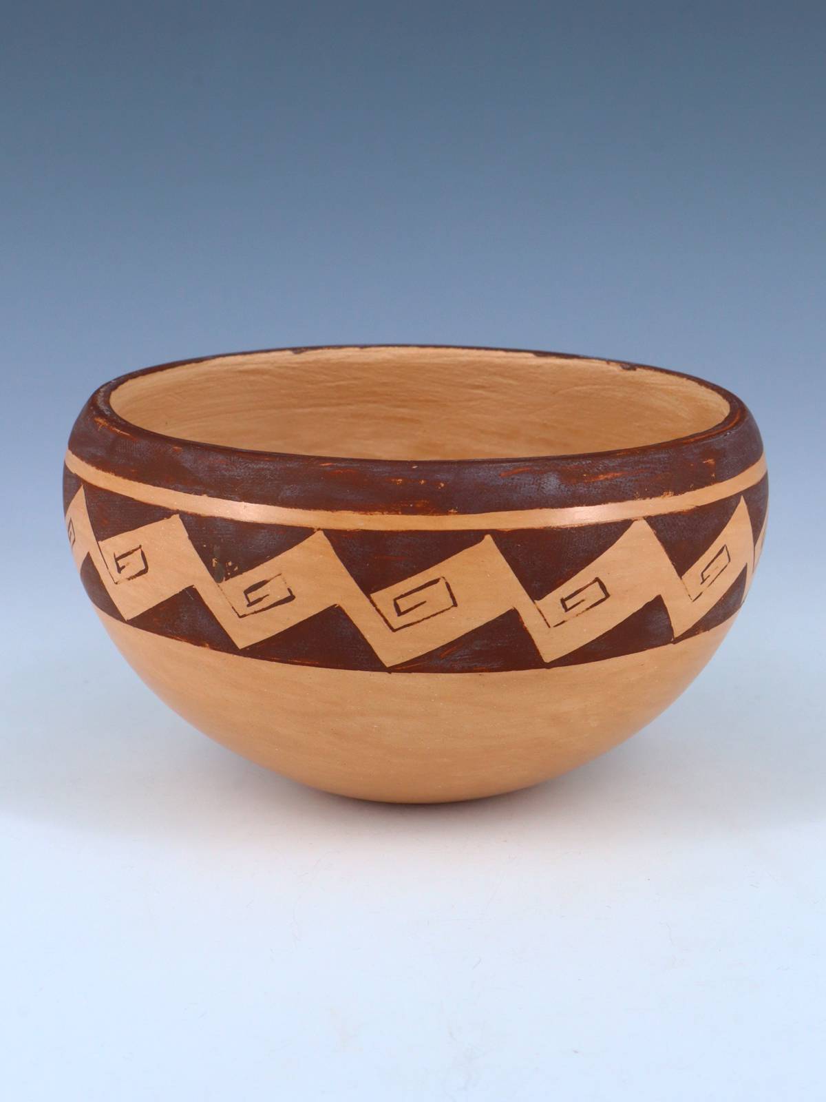 Estate Hopi Hand Coiled Traditional Pottery Bowl - PuebloDirect.com