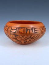 Estate Hopi Hand Coiled Traditional Pottery Bowl - PuebloDirect.com