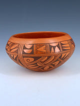 Estate Hopi Hand Coiled Traditional Pottery Bowl - PuebloDirect.com