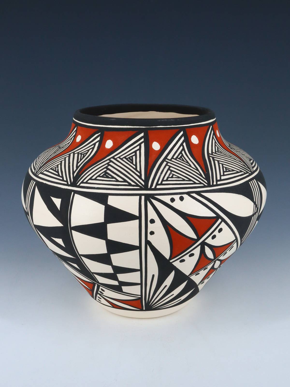 Acoma Pueblo Pottery Vase - PuebloDirect.com