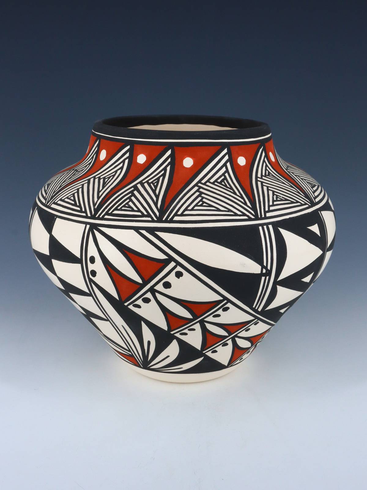 Acoma Pueblo Pottery Vase - PuebloDirect.com