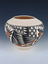 Acoma Pueblo Hand Painted Pottery Bowl - PuebloDirect.com