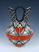 Acoma Pueblo Pottery Wedding Vase - PuebloDirect.com