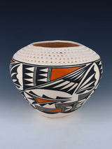 Acoma Pueblo Hand Painted Pottery Bowl - PuebloDirect.com