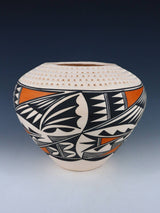 Acoma Pueblo Hand Painted Pottery Bowl - PuebloDirect.com