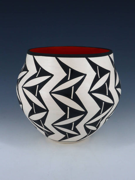 Acoma Pueblo Hand Coiled Pottery Bowl - PuebloDirect.com