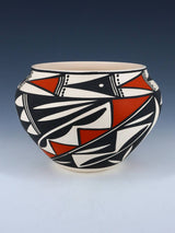 Acoma Pueblo Hand Painted Feather Pottery - PuebloDirect.com