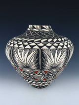 Large Acoma Pueblo Pottery Vase - PuebloDirect.com
