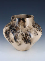 Acoma Etched Horsehair Pottery - PuebloDirect.com