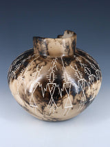 Acoma Etched Horsehair Pottery - PuebloDirect.com