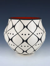 Acoma Pueblo Hand Coiled Pottery Bowl - PuebloDirect.com
