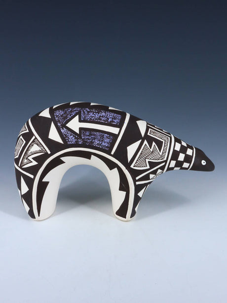 Acoma Style Pottery Painted Medicine Bear - PuebloDirect.com