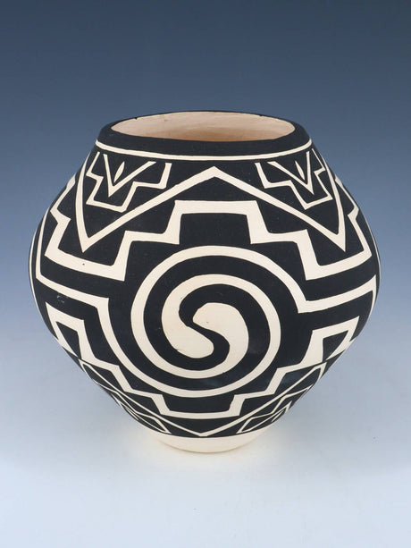 Acoma Pueblo Hand Coiled Geometric Painted Pottery - PuebloDirect.com