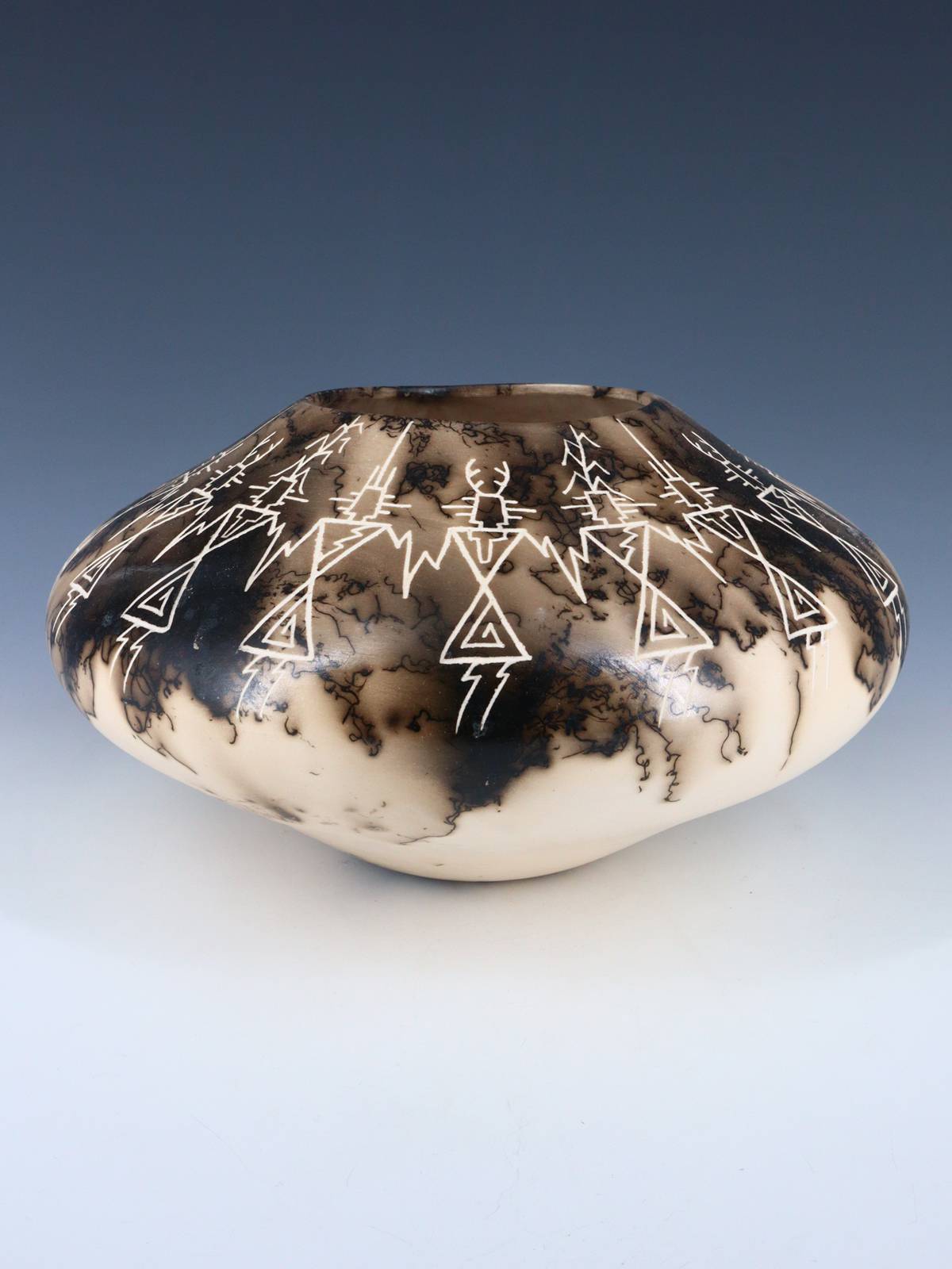 Acoma Etched Horsehair Pottery - PuebloDirect.com