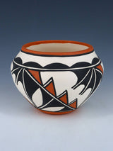 Laguna Pueblo Hand Painted Pottery Bowl - PuebloDirect.com