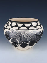 Acoma Pueblo Hand Painted Feather Pottery - PuebloDirect.com