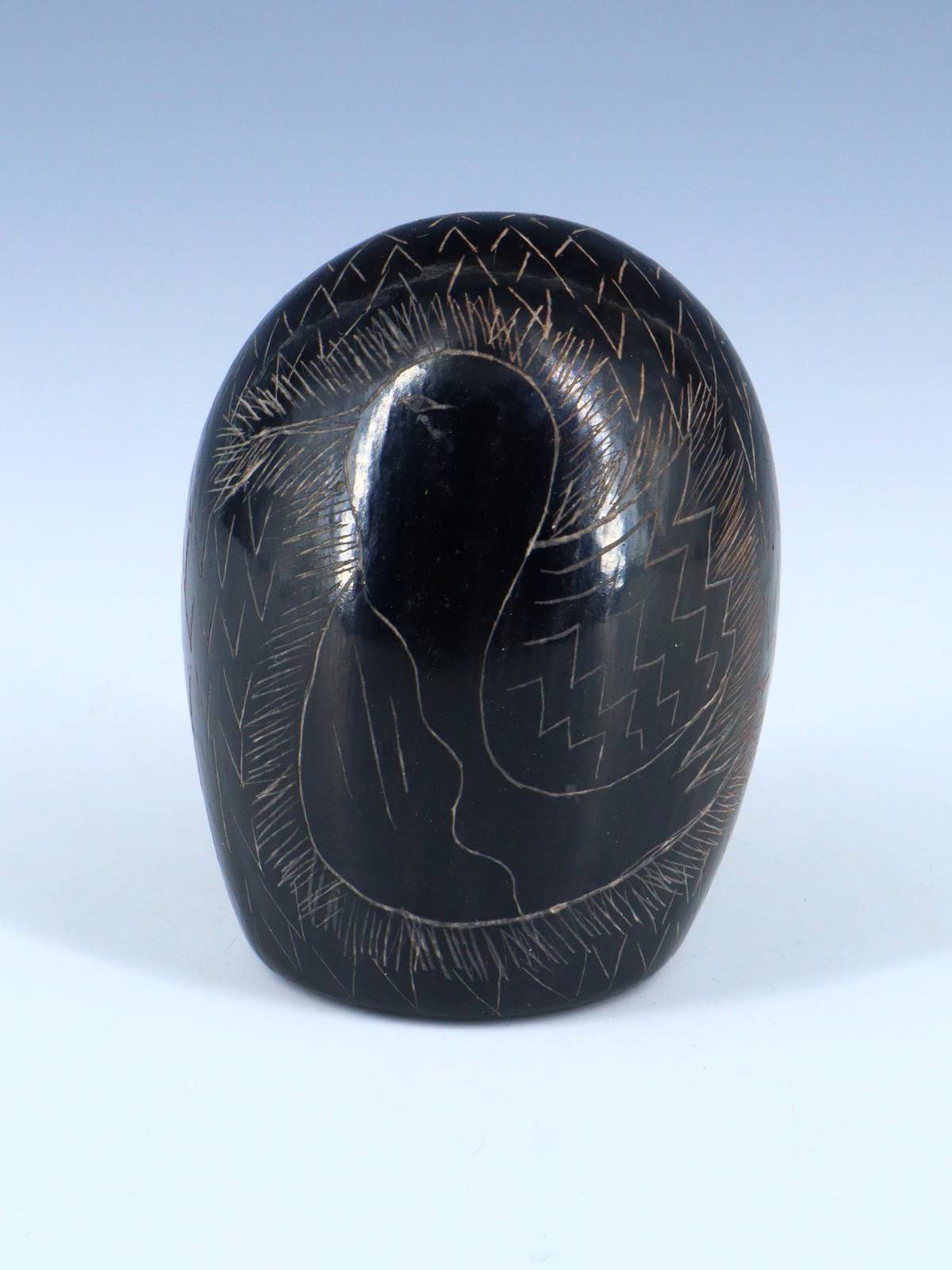 Santa Clara Pueblo Hand Coiled Black Pottery - PuebloDirect.com