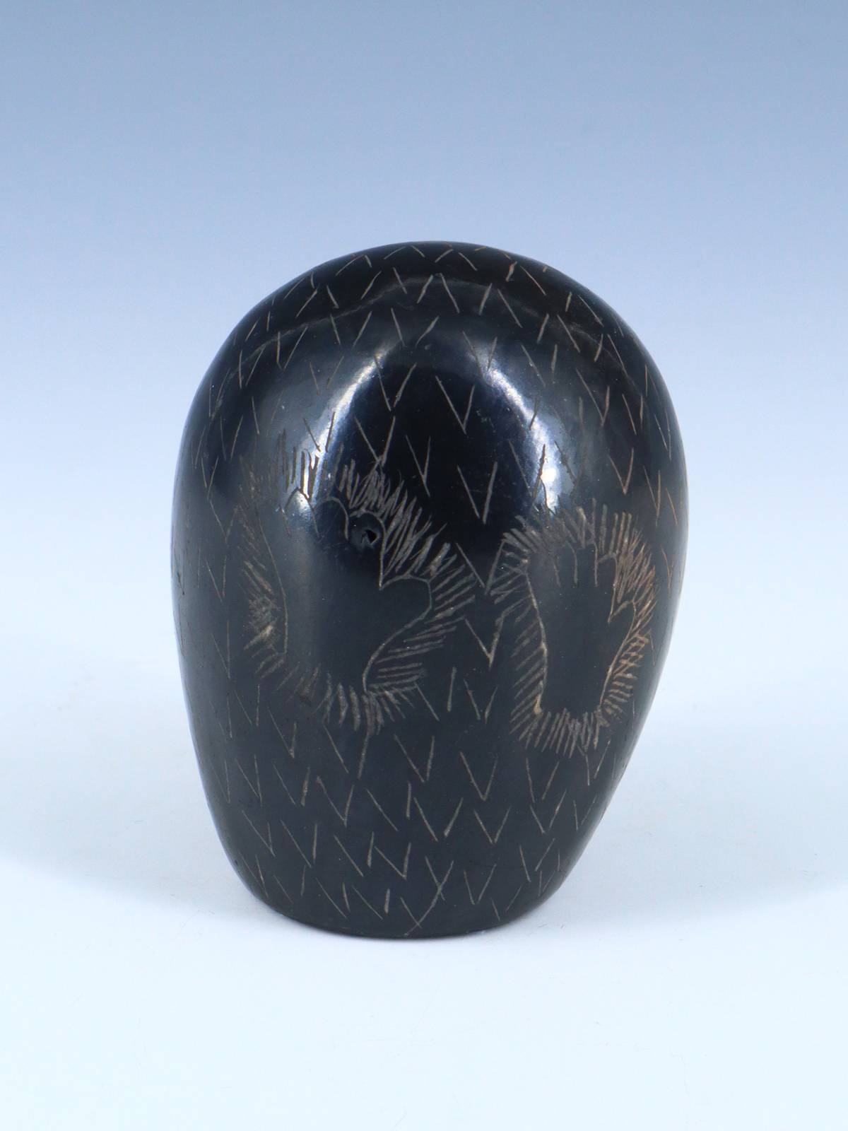 Santa Clara Pueblo Hand Coiled Black Pottery - PuebloDirect.com
