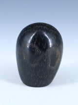 Santa Clara Pueblo Hand Coiled Black Pottery - PuebloDirect.com