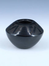 Santa Clara Pueblo Hand Coiled Black Pottery - PuebloDirect.com