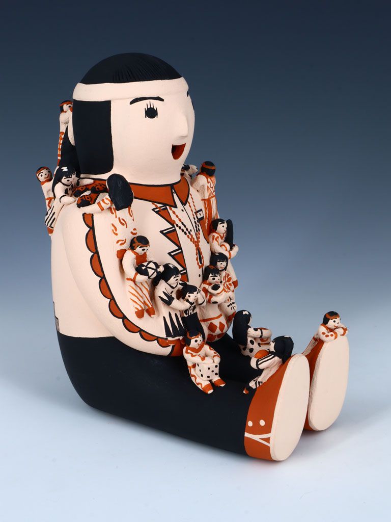 Cochiti Hand Made 16 Baby Male Storyteller Doll - PuebloDirect.com