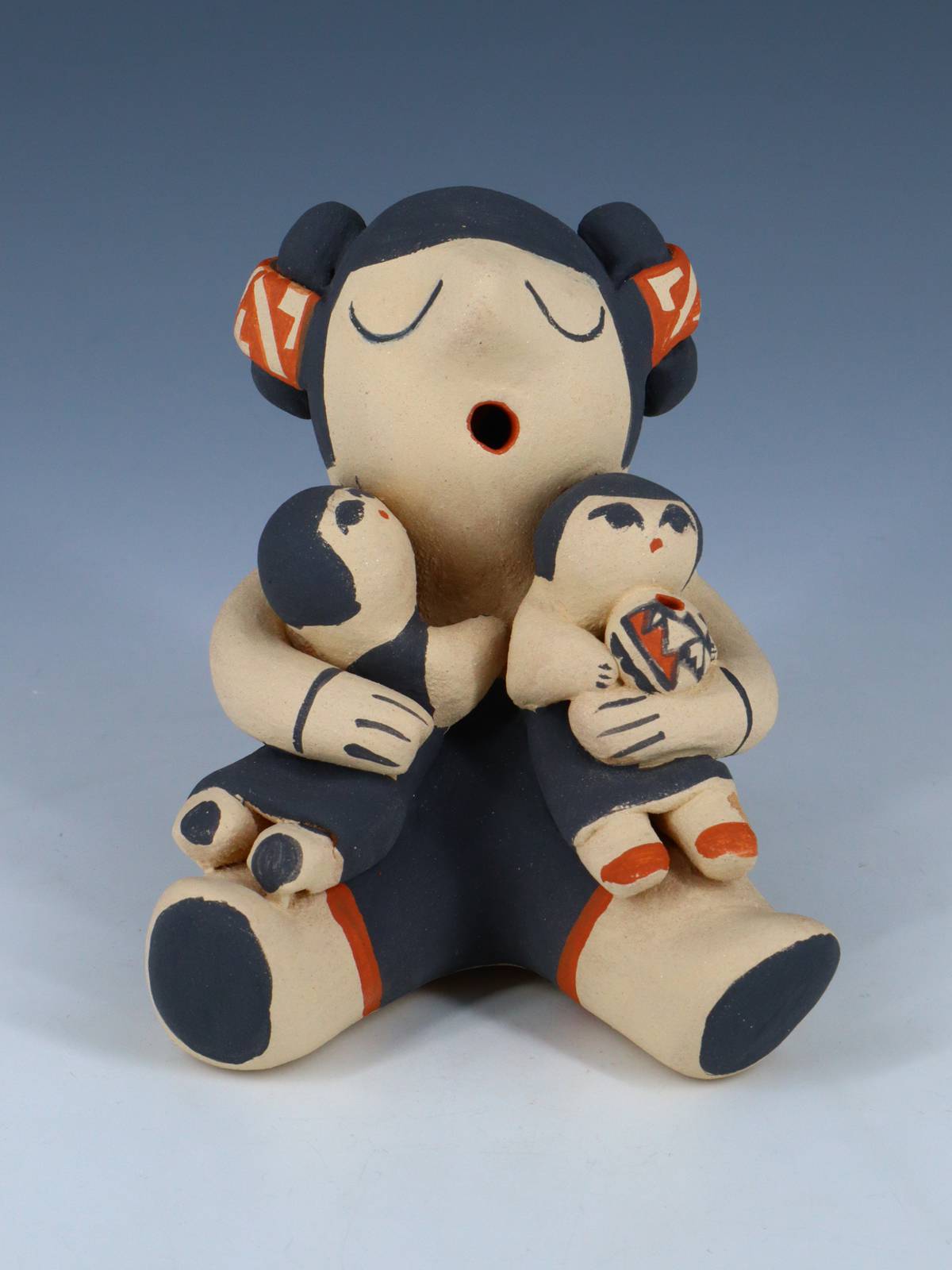 2 Baby Jemez Pueblo Pottery Storyteller Figure - PuebloDirect.com