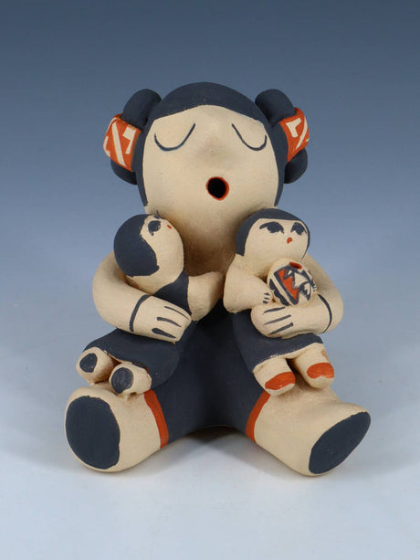 2 Baby Jemez Pueblo Pottery Storyteller Figure - PuebloDirect.com