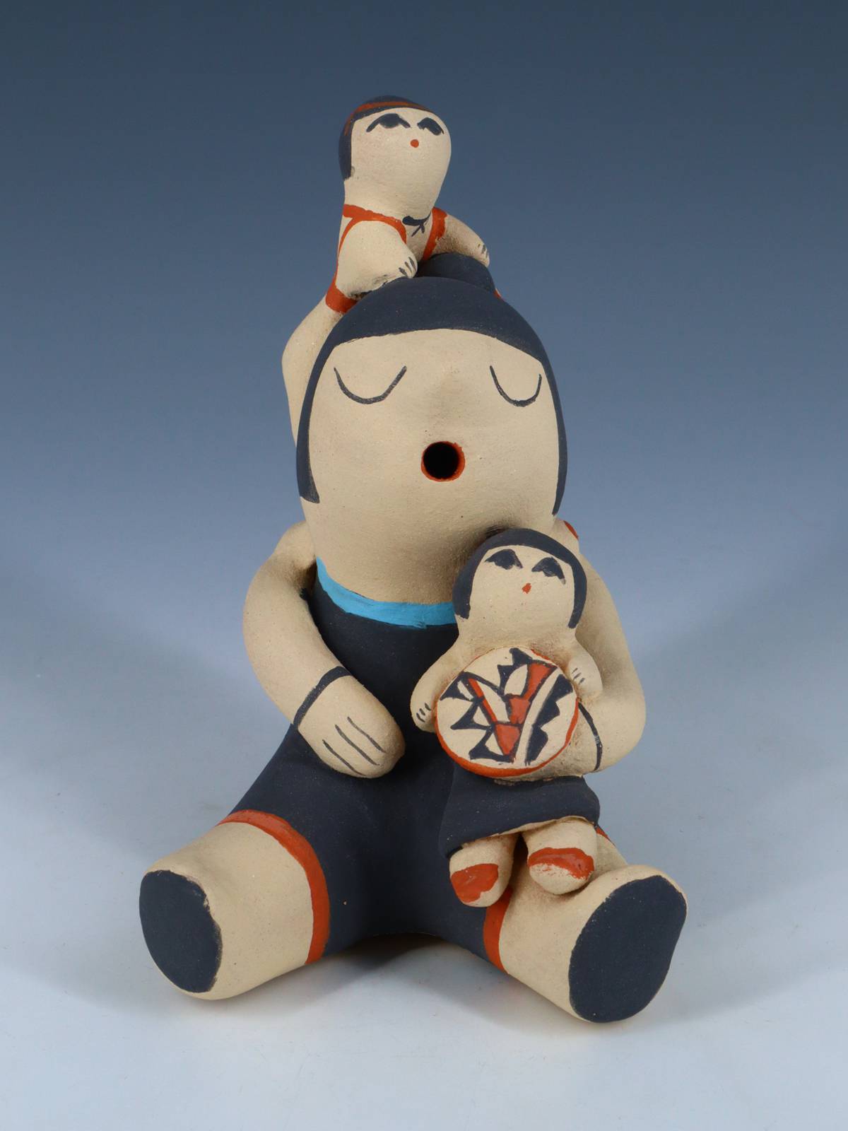 2 Baby Jemez Pueblo Pottery Storyteller Figure - PuebloDirect.com