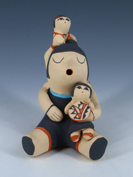 2 Baby Jemez Pueblo Pottery Storyteller Figure - PuebloDirect.com